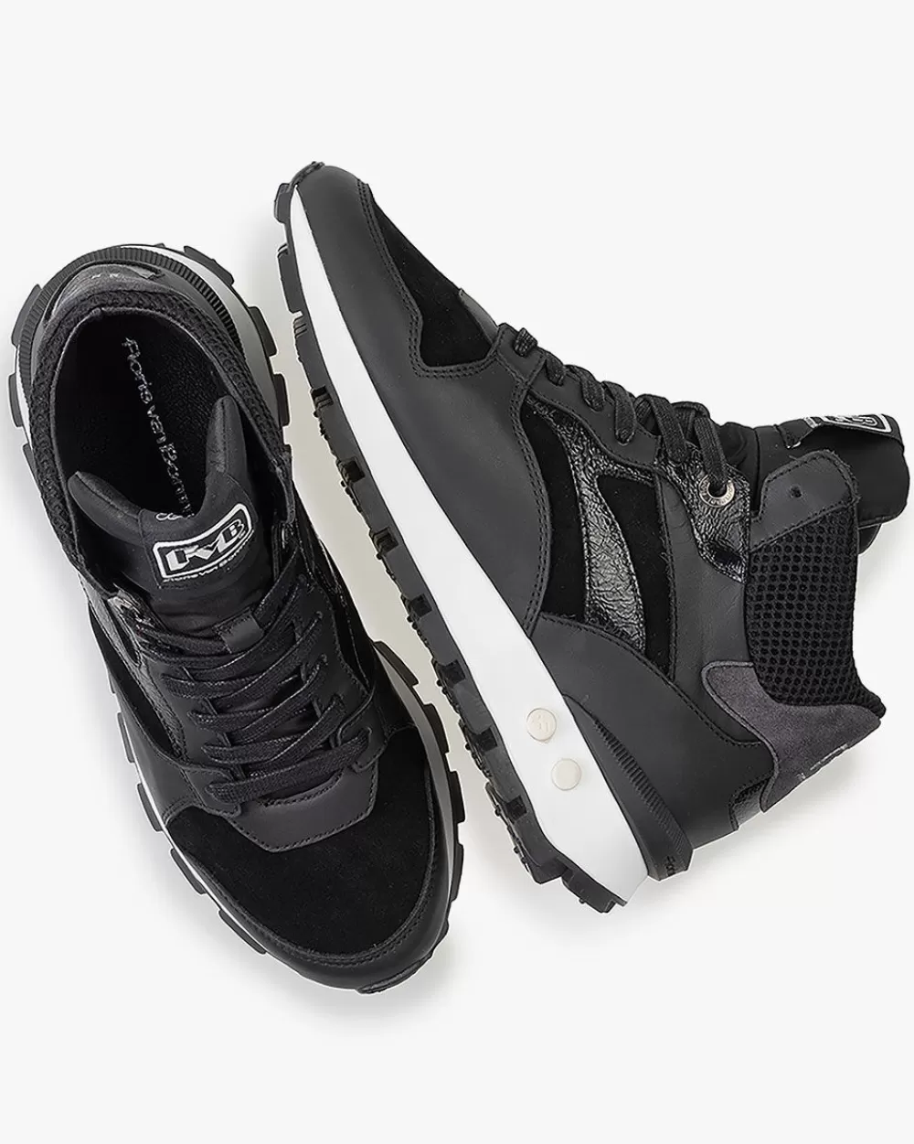 Floris van Bommel Hochwinter | Sneaker>Blokki 03.00 Schwarz