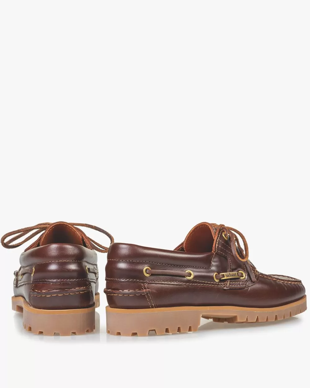 Floris van Bommel Bootsschuhe | Mokassins>Boat Shoe 01.20 Rotbraun