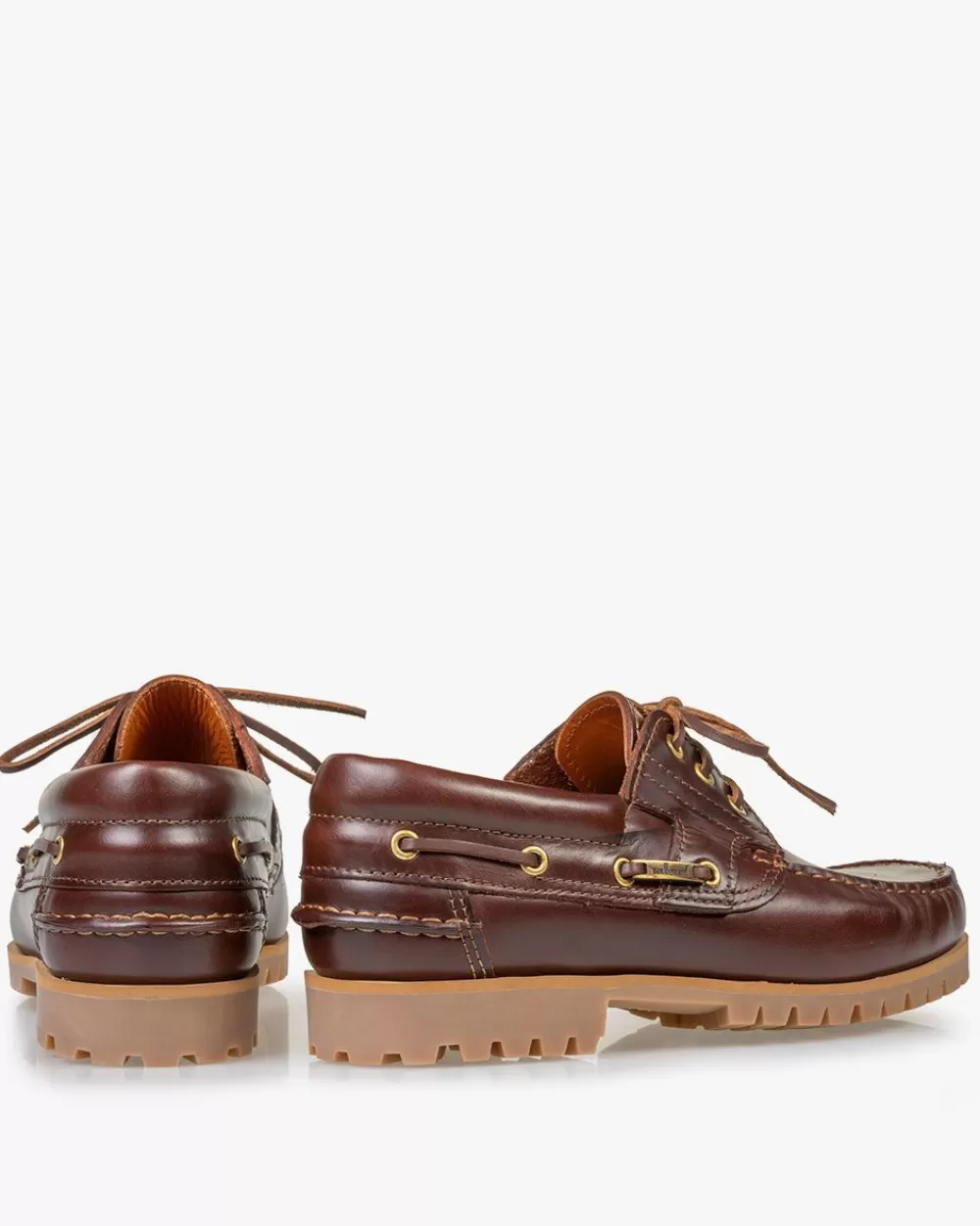 Floris van Bommel Bootsschuhe>Boat Shoe 02.05 Rotbraun