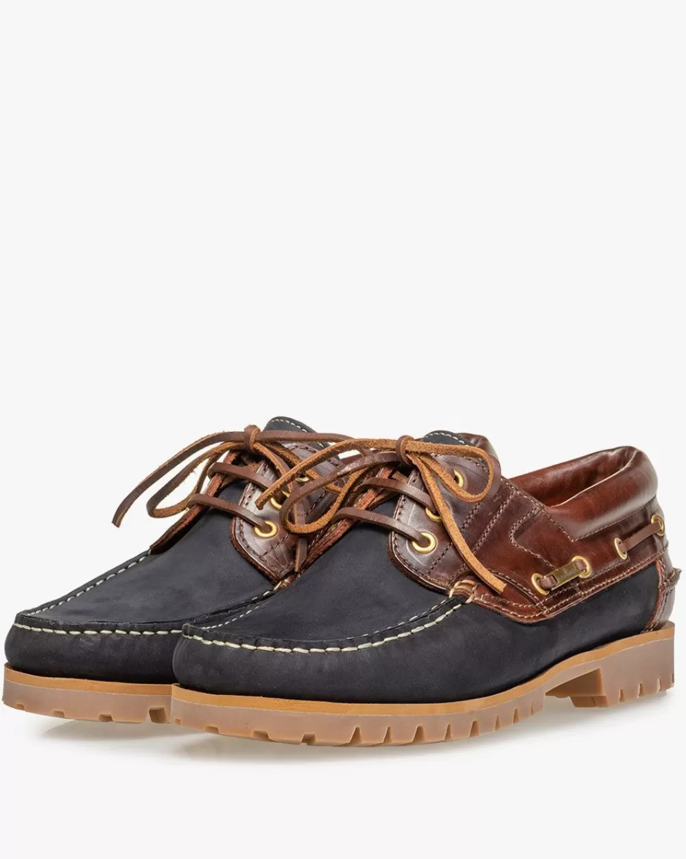 Floris van Bommel Bootsschuhe | Mokassins>Boat Shoe 02.11 Blau