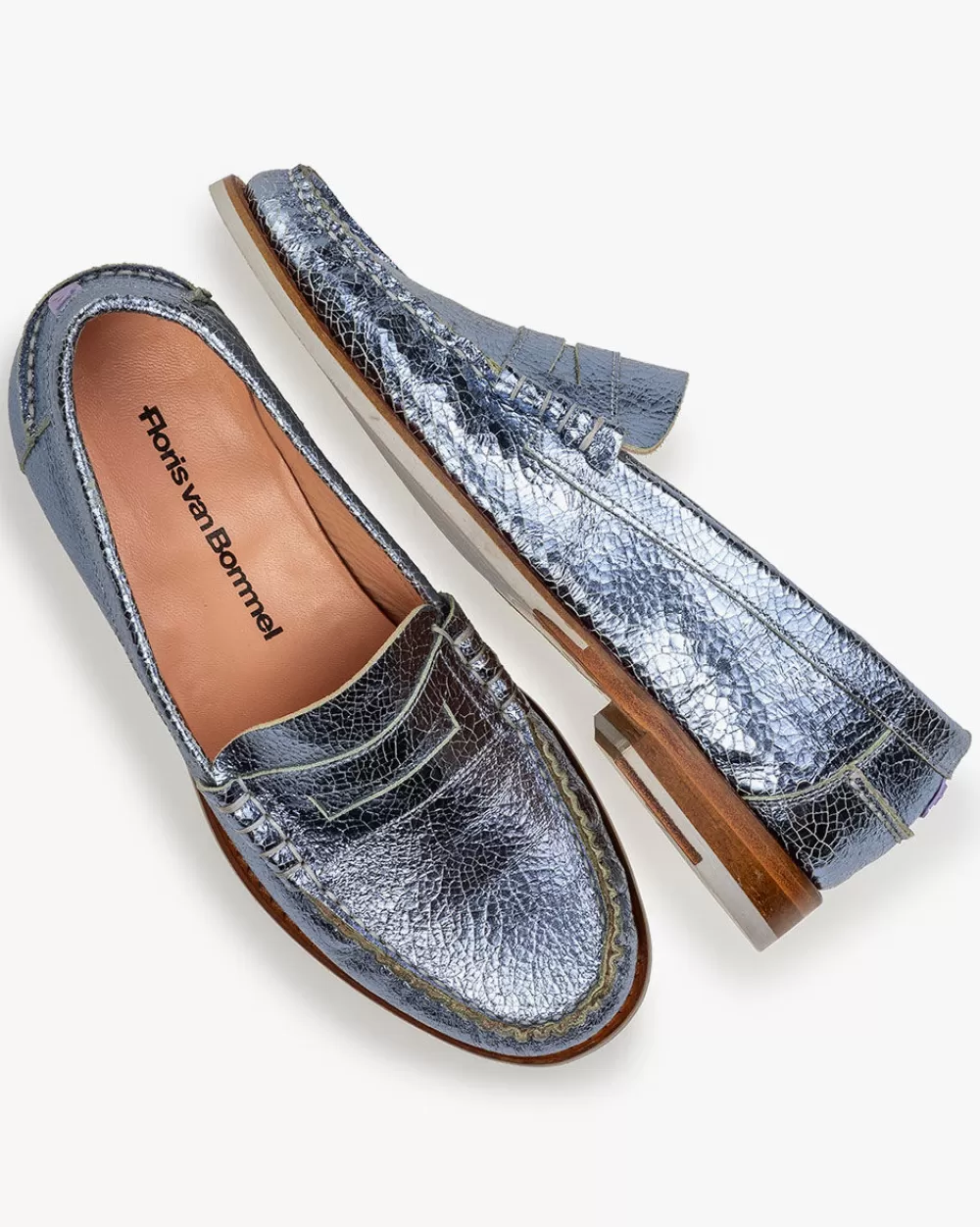 Floris van Bommel Loafers>Ceni 01.04 Hellblau