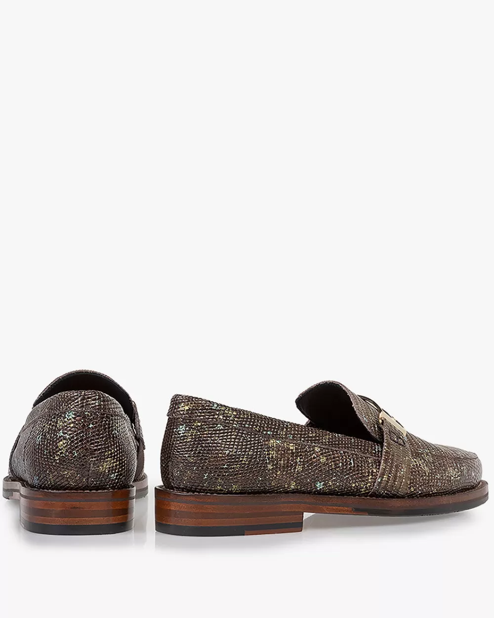 Floris van Bommel Weekend | Loafers>Cloei 02.03 Grün kombi