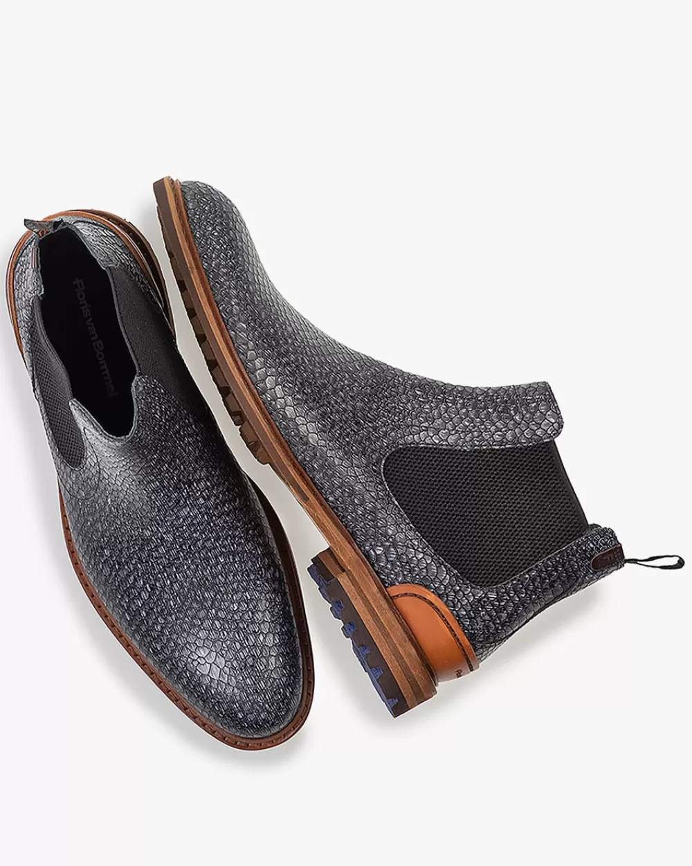 Floris van Bommel Extravagant | Chelsea Boots>Crepi 12.02 Dunkelgrau