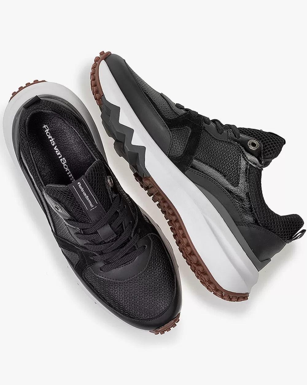 Floris van Bommel Weekend | Sneaker>Curvi 01.07 Schwarz