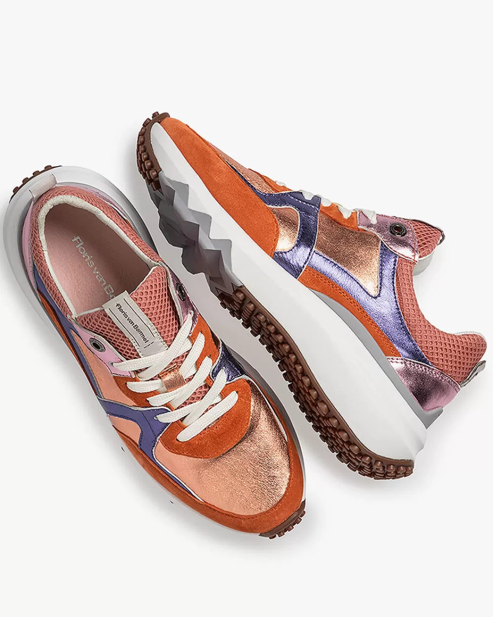 Floris van Bommel Weekend | Sneaker>Curvi 01.11 Orange