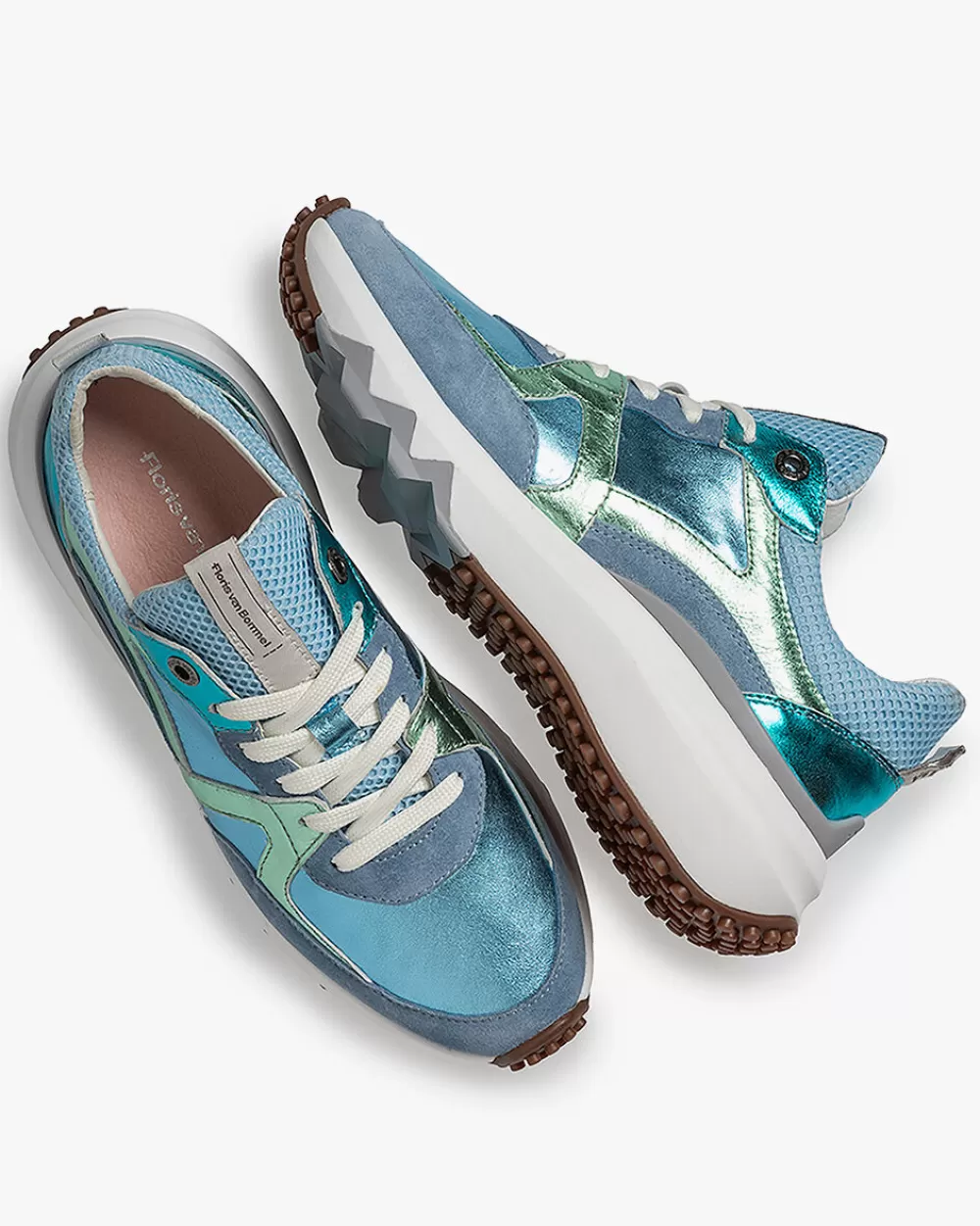 Floris van Bommel Sneaker>Curvi 01.12 Hellblau