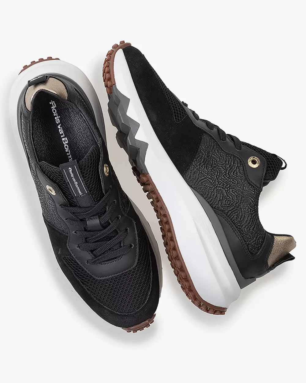 Floris van Bommel Weekend | Sneaker>Curvi 03.00 Schwarz