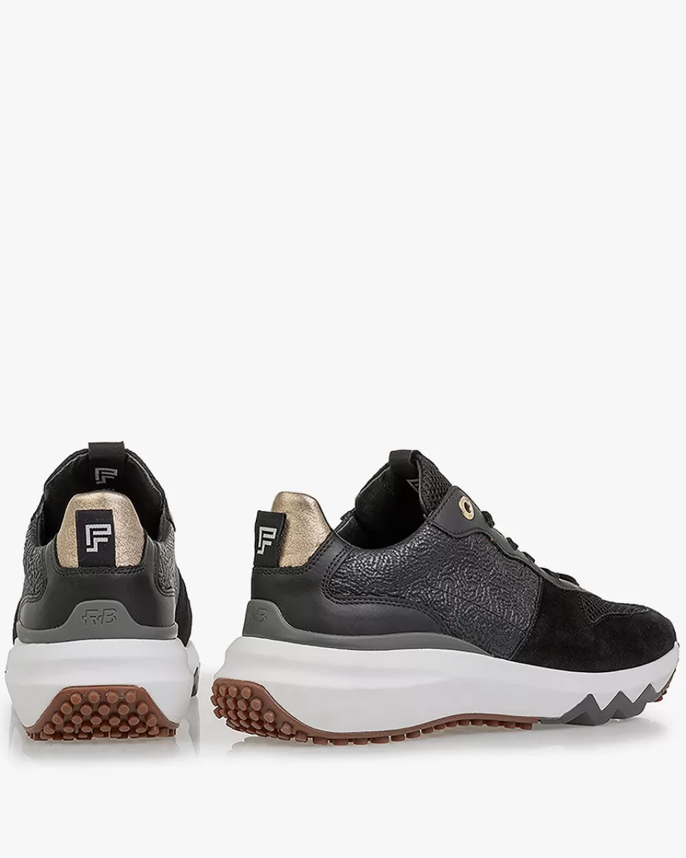 Floris van Bommel Weekend | Sneaker>Curvi 03.00 Schwarz