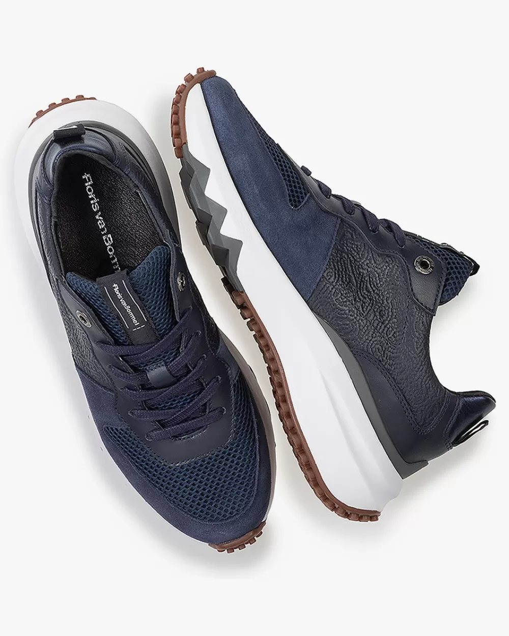 Floris van Bommel Sneaker>Curvi 03.02 Dunkelblau