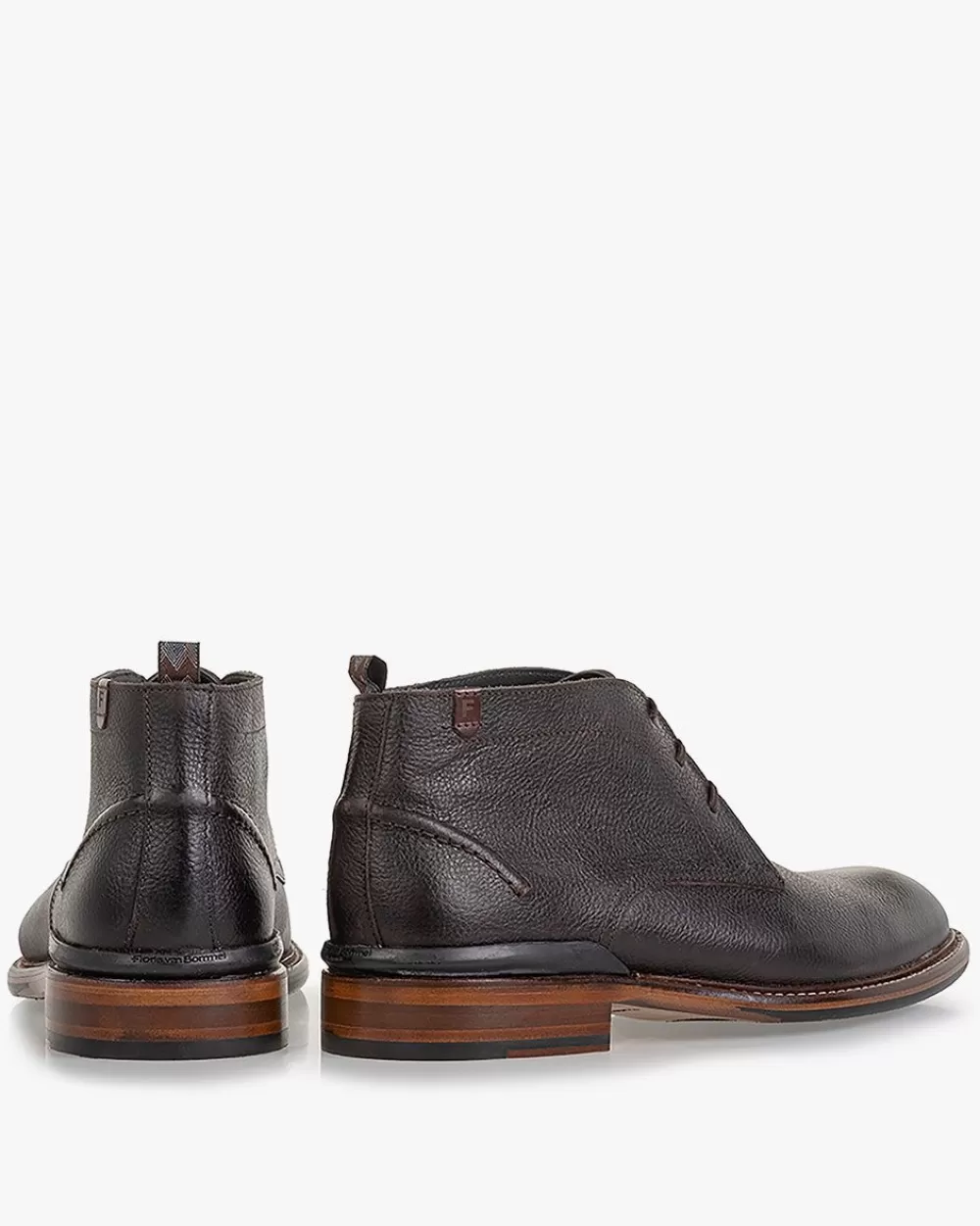 Floris van Bommel Hochwinter | Stiefeletten>De Bauer 01.04 Dunkelbraun