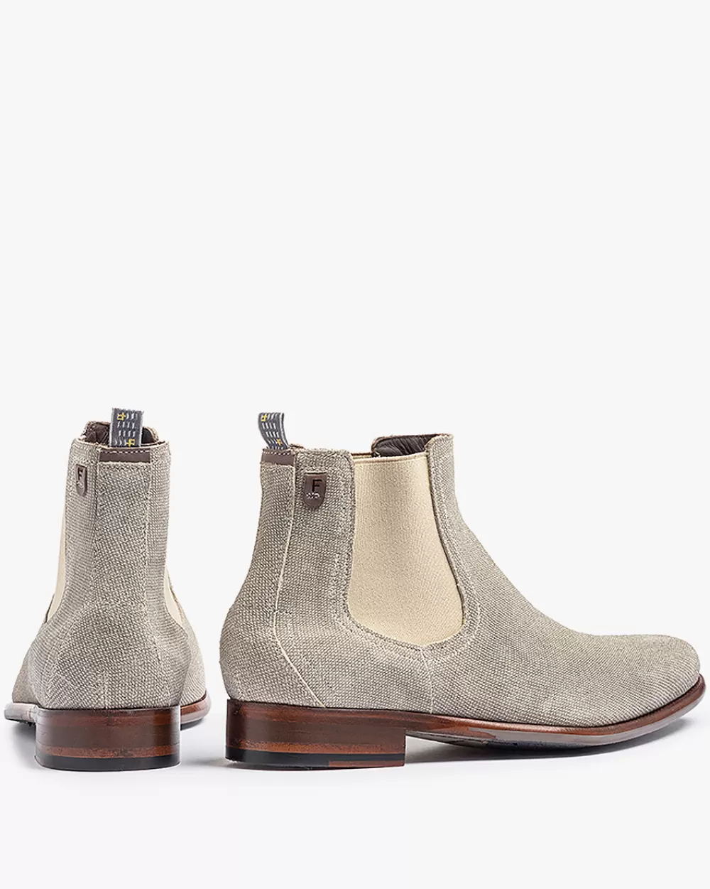 Floris van Bommel Weekend | Chelsea Boots>De Draver 02.04 Weiße Kombi