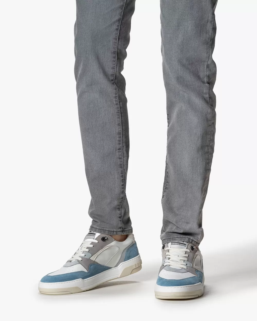 Floris van Bommel Sneaker>De Dunker 03.05 Hellblau