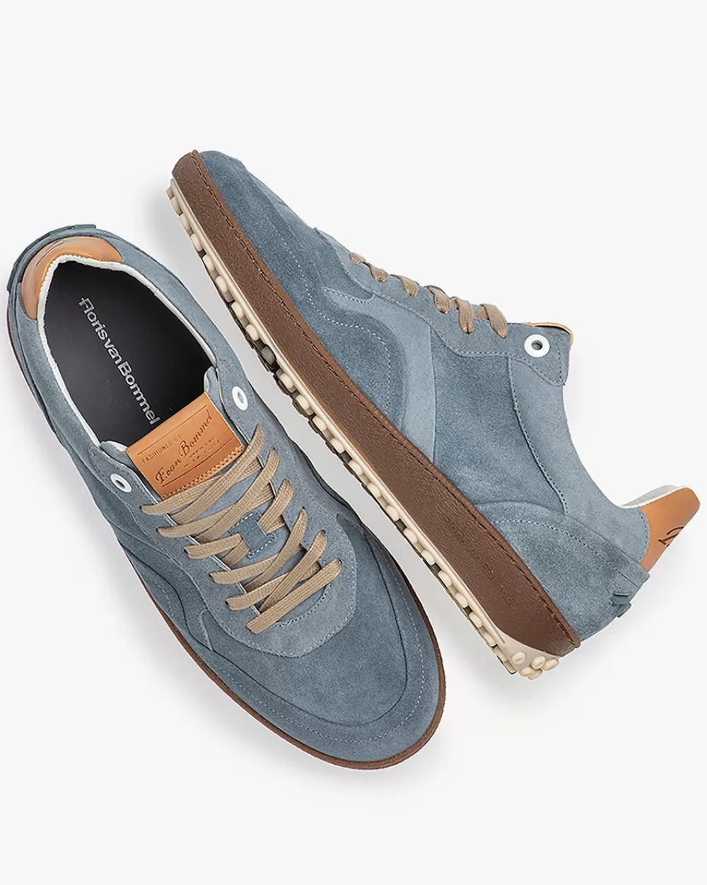 Floris van Bommel Sneaker></noscript>De Gummer 04.11 Hellblau