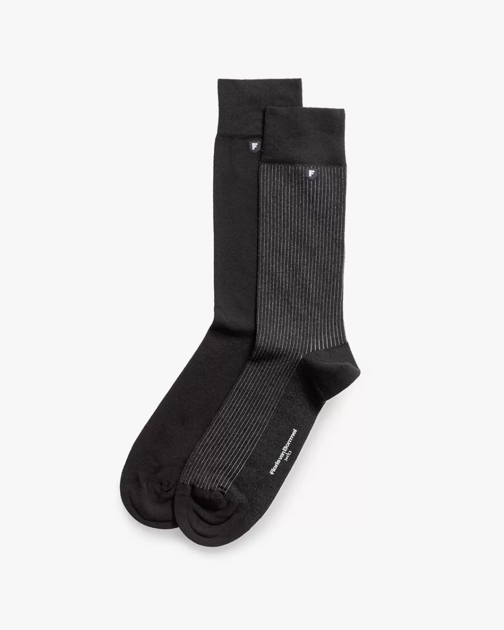 Floris van Bommel Socken>De Kouser 01.01 Schwarz