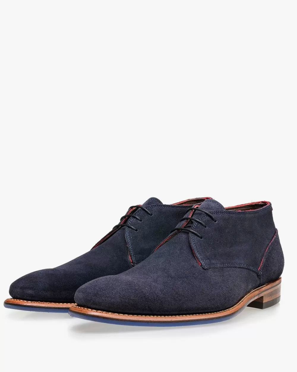 Floris van Bommel Business Schuhe | Schnürer>De Loper 06.09 Blau