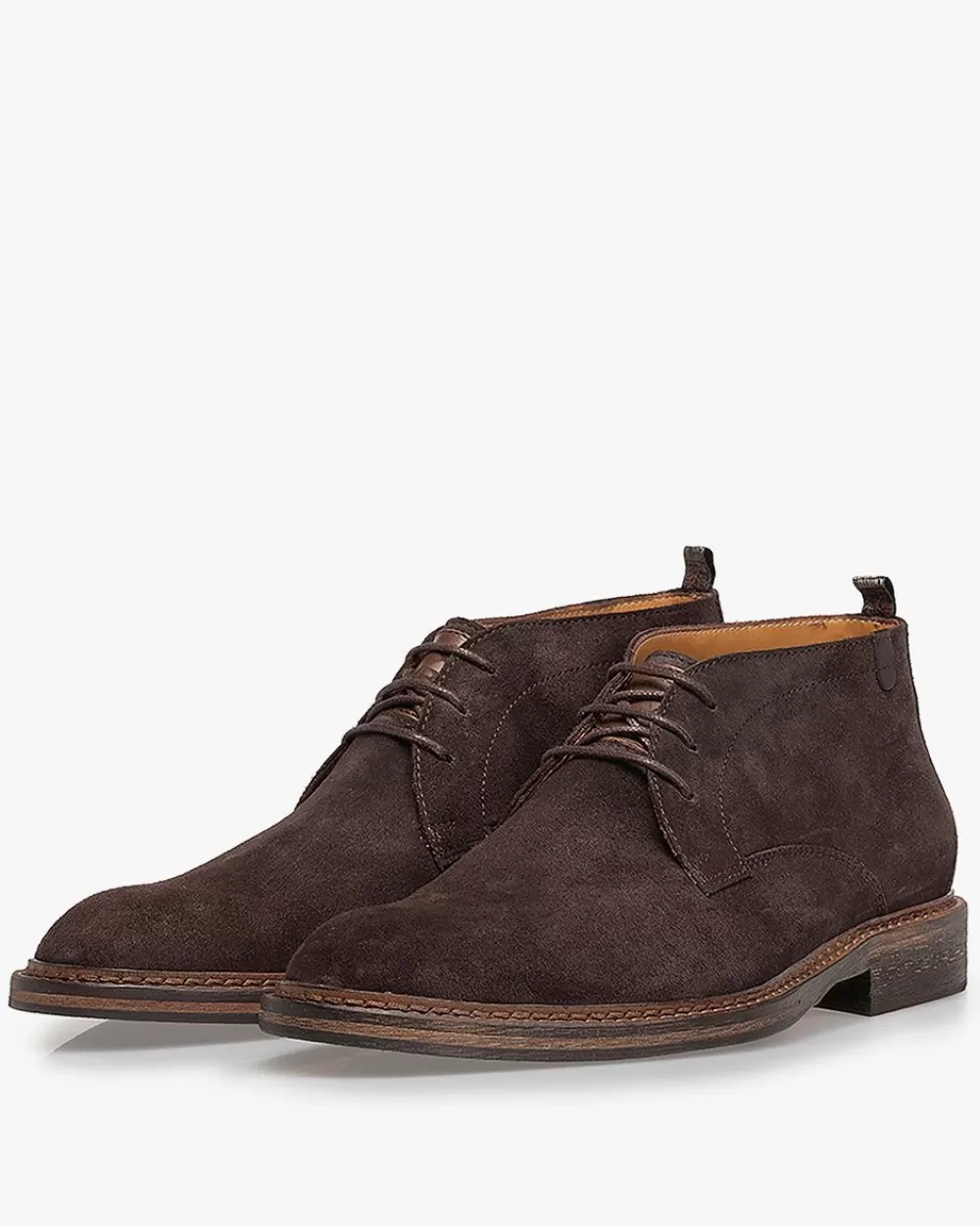 Floris van Bommel Hochwinter | Stiefeletten>De Moker 01.00 Dunkelbraun