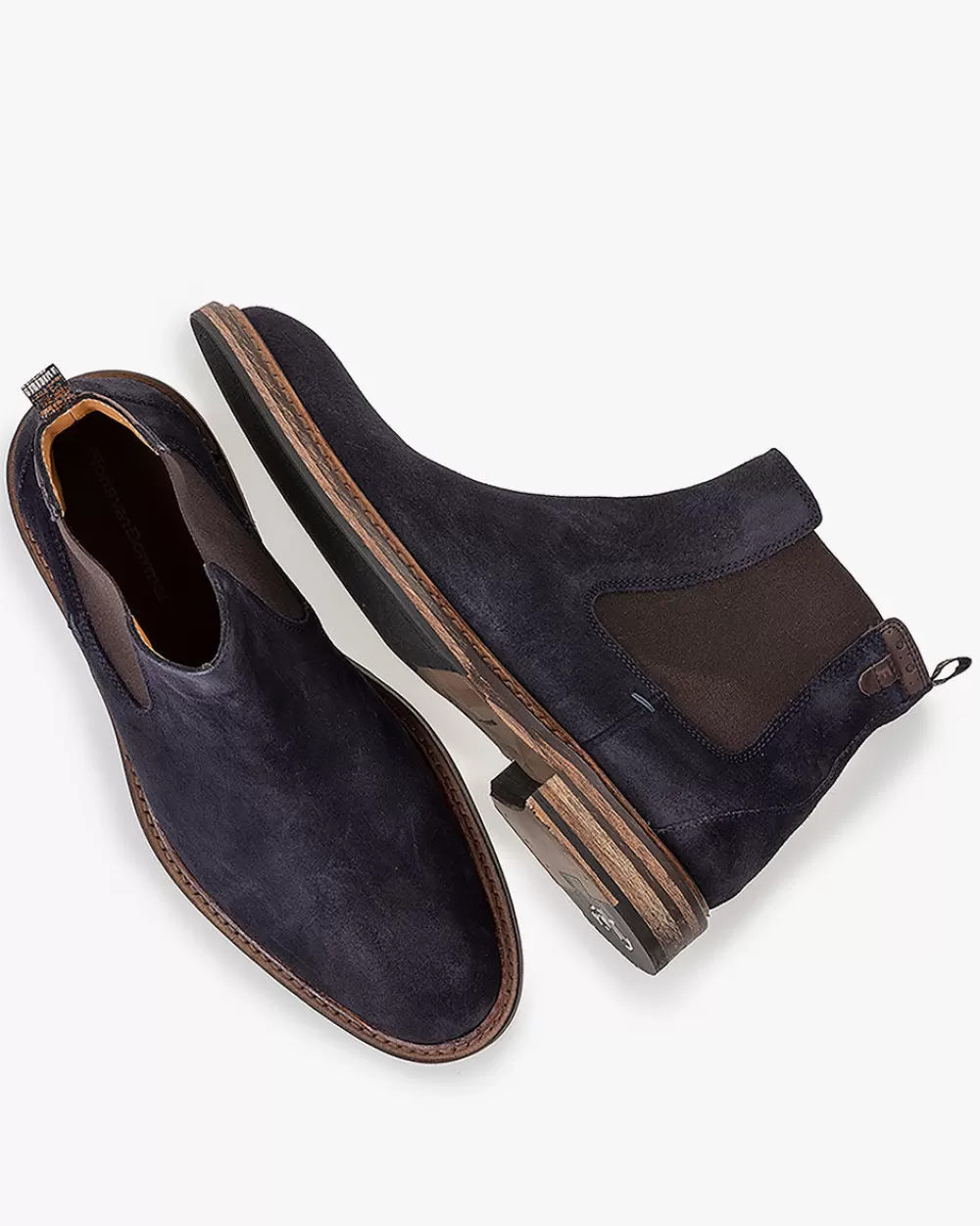 Floris van Bommel Hochwinter | Chelsea Boots>De Moker 02.01 Dunkelblau