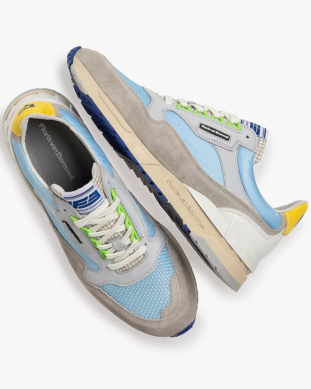 Floris van Bommel Sneaker>De Runner 01.49 Hellblau