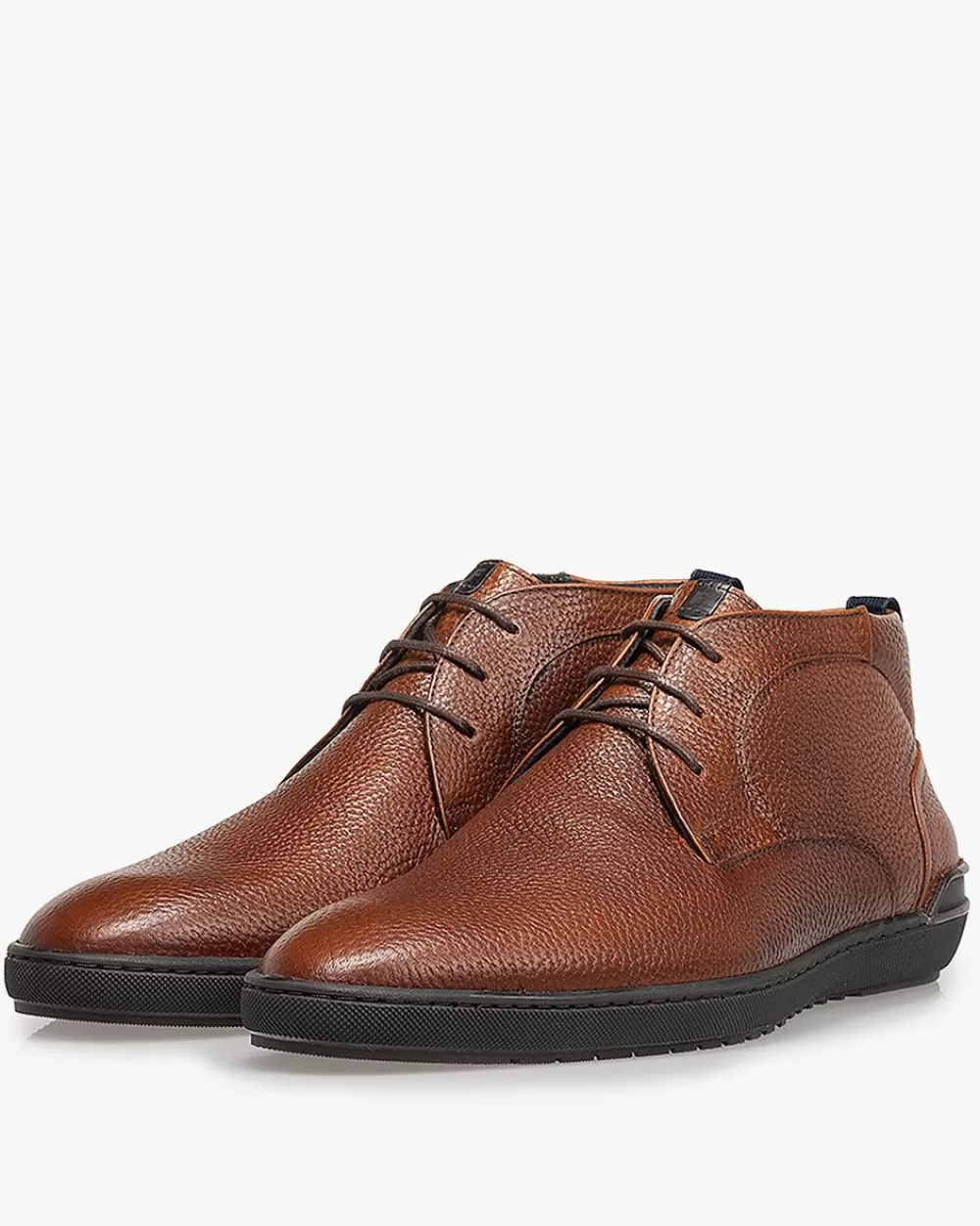 Floris van Bommel Schnürer | Stiefeletten></noscript>De Scooper 02.19 Cognac