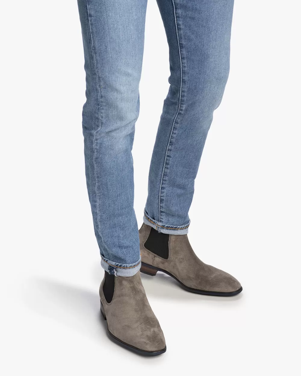 Floris van Bommel Casual im Büro | Chelsea Boots>De Slimmer 01.10 Taupe