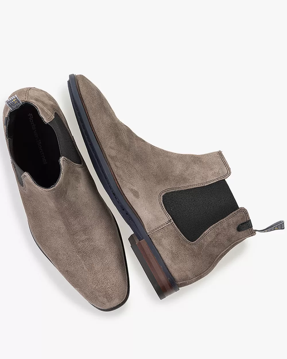 Floris van Bommel Casual im Büro | Chelsea Boots>De Slimmer 01.10 Taupe