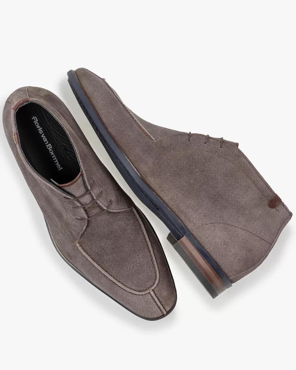 Floris van Bommel Stiefeletten>De Slimmer 03.01 Taupe