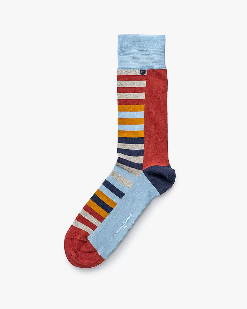 Floris van Bommel Socken>De Sokker 08.01 Multi-colour / Hellblau