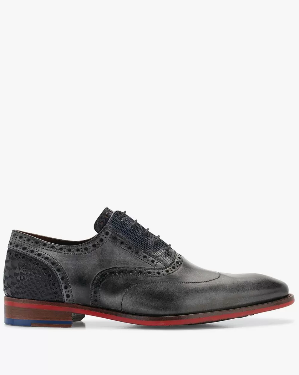 Floris van Bommel Hochzeit | Business Schuhe>De Stapper 03.01 Grau