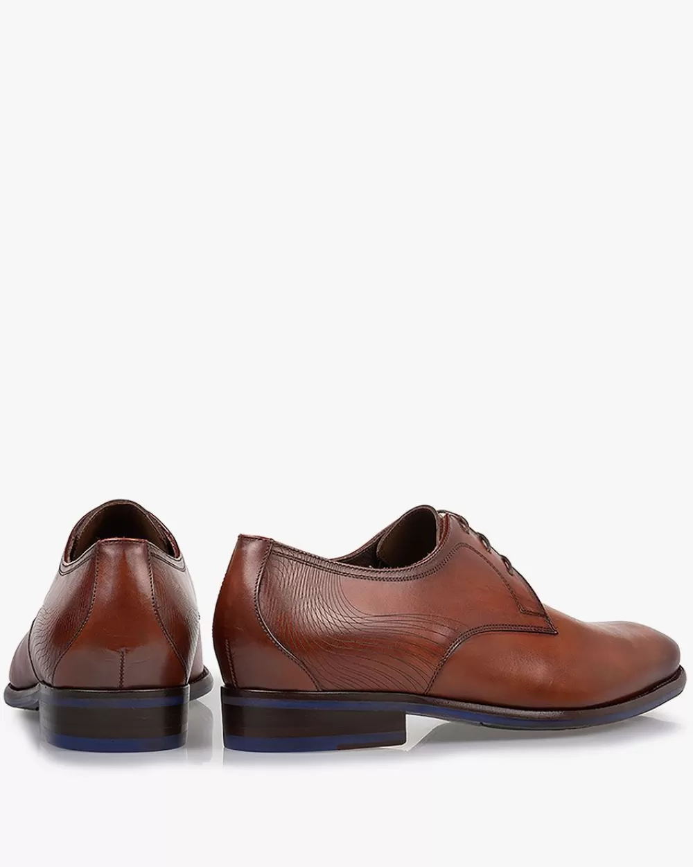 Floris van Bommel Hochzeit | Business Schuhe>De Stapper 43.00 Dunkelcognac