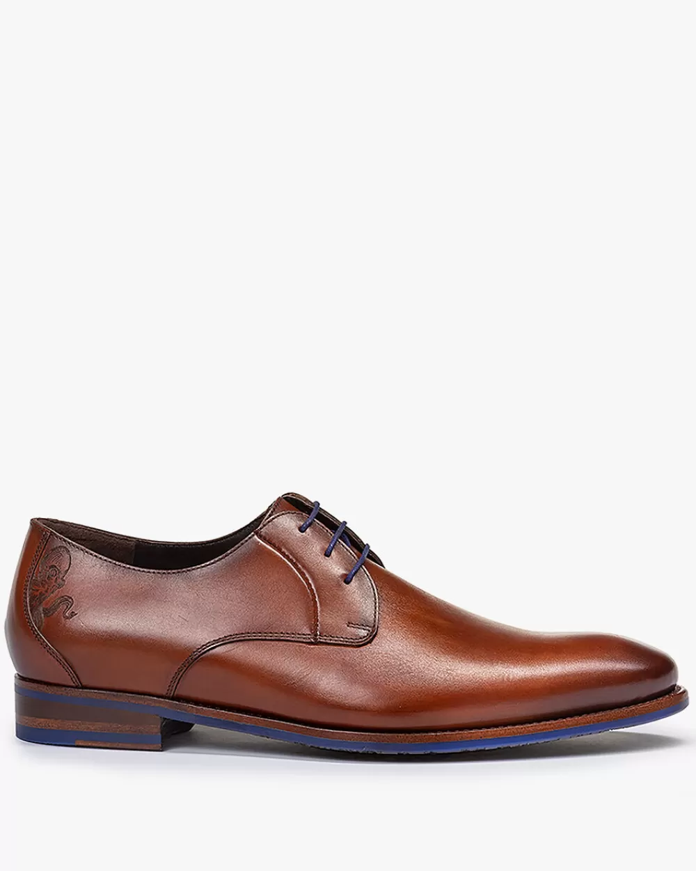 Floris van Bommel Hochzeit | Business Schuhe>De Stapper 44.00 Dunkelcognac