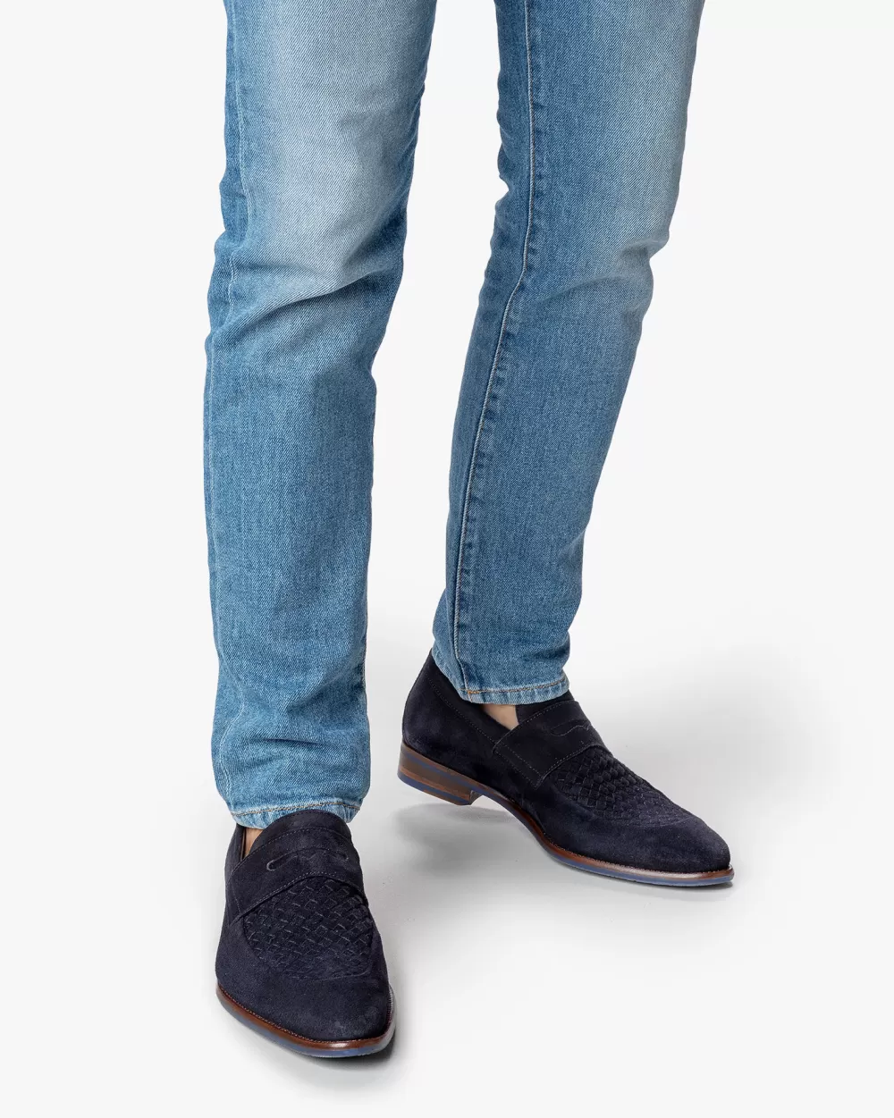 Floris van Bommel Loafers>De Stapper 49.01 Dunkelblau