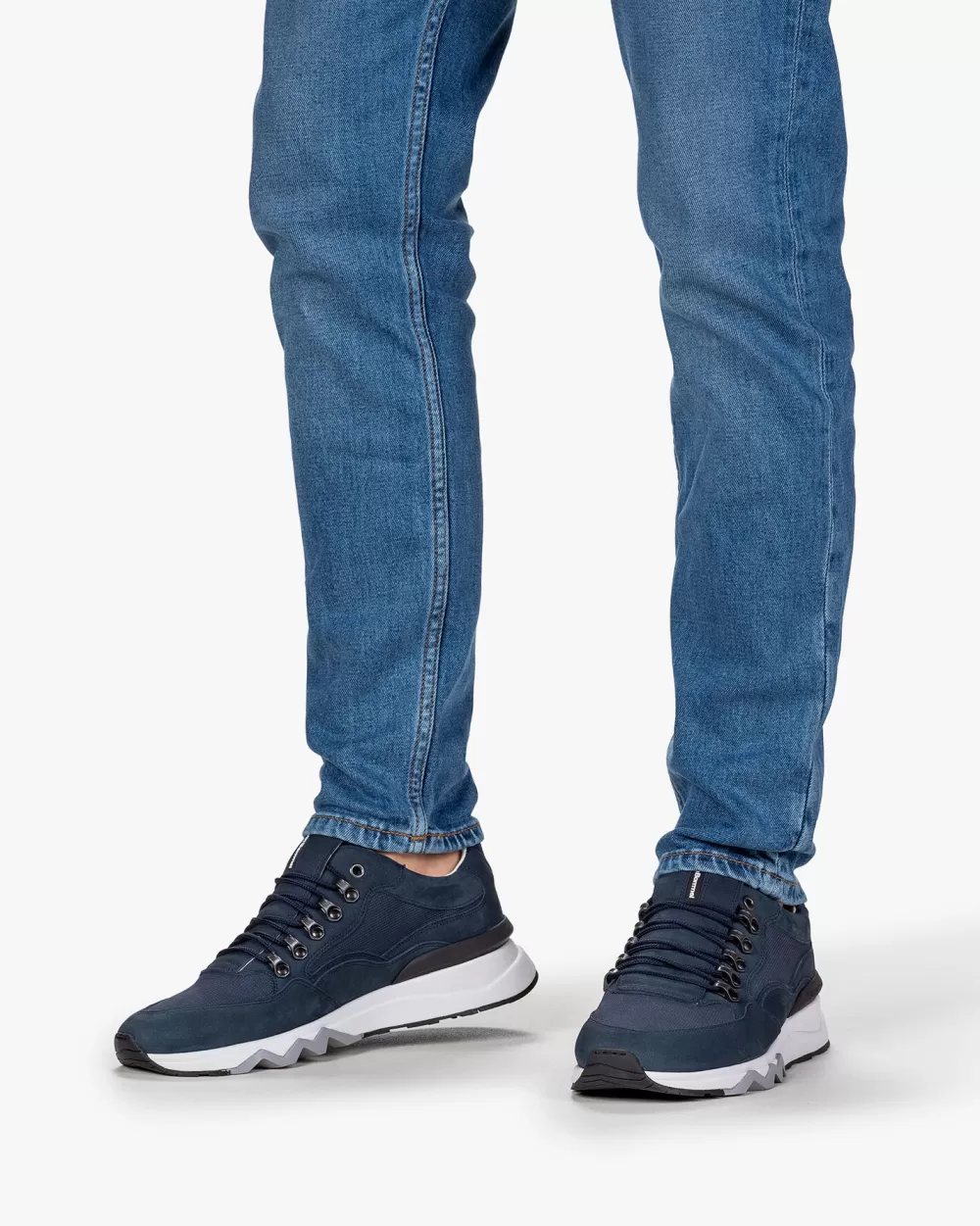 Floris van Bommel Sneaker>De Zager 01.08 Blau