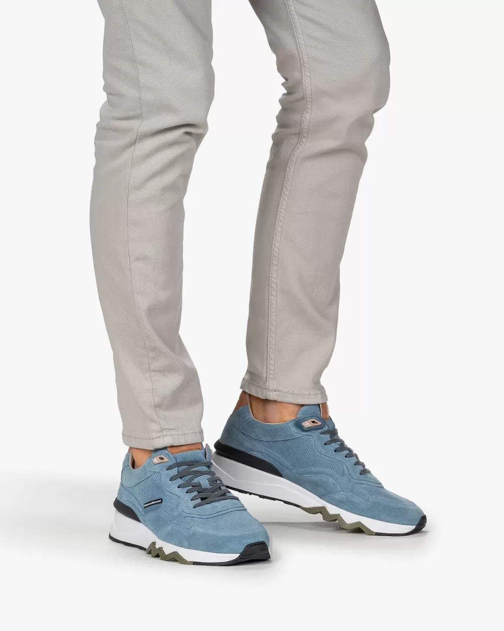 Floris van Bommel Sneaker>De Zager 02.24 Hellblau