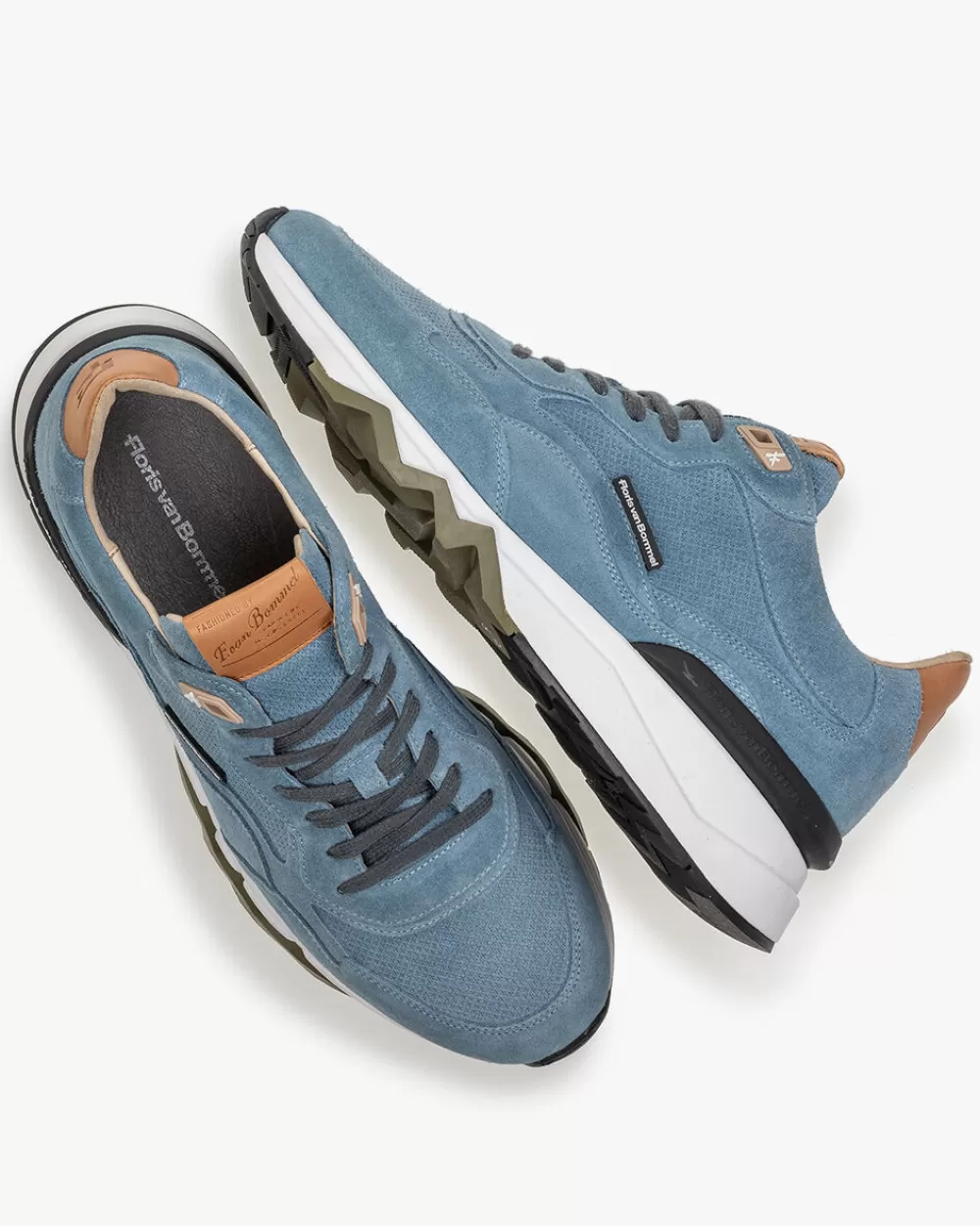 Floris van Bommel Sneaker></noscript>De Zager 02.24 Hellblau