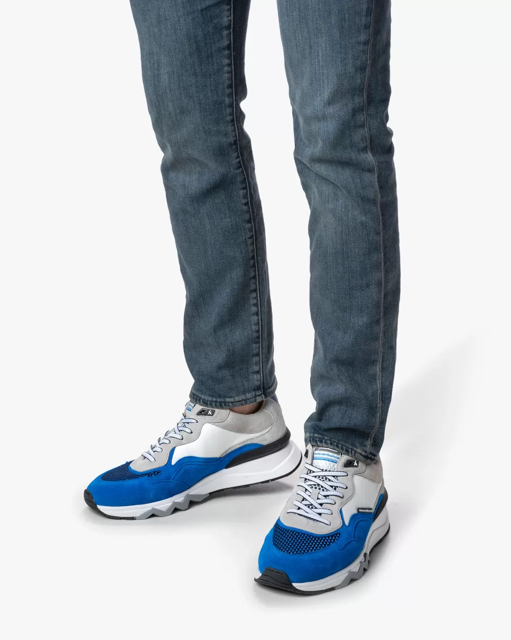 Floris van Bommel Sneaker>De Zager 02.52 Blau