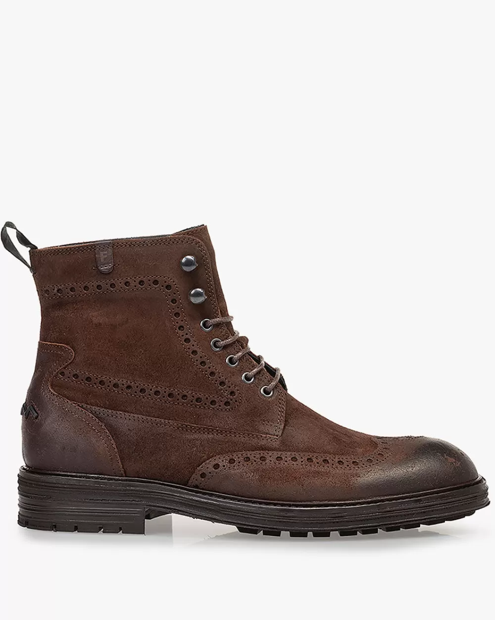 Floris van Bommel Brogues | Stiefeletten>De Zeker 01.01 Braun