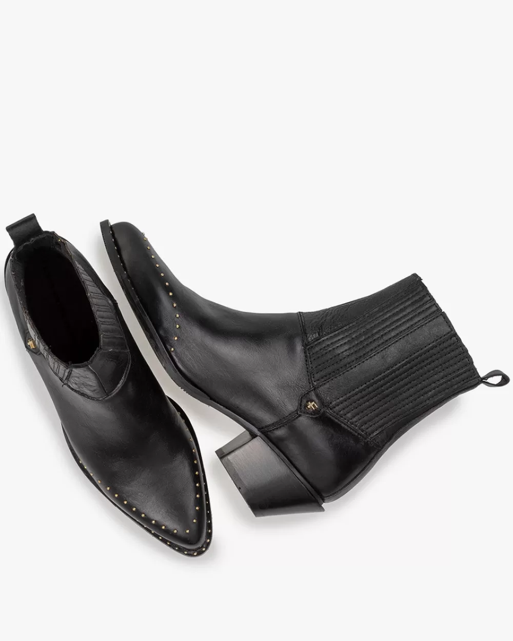 Floris van Bommel Chelsea Boots>Enzi 04.02 Schwarz