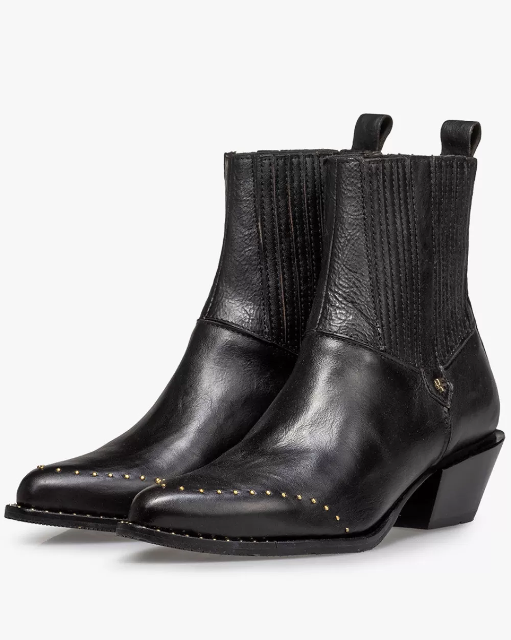 Floris van Bommel Chelsea Boots>Enzi 04.02 Schwarz