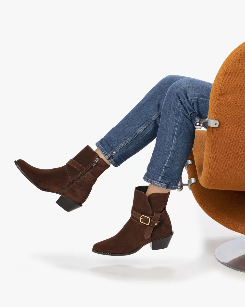 Floris van Bommel Weekend | Stiefeletten>Enzi 07.01 Dunkelcognac