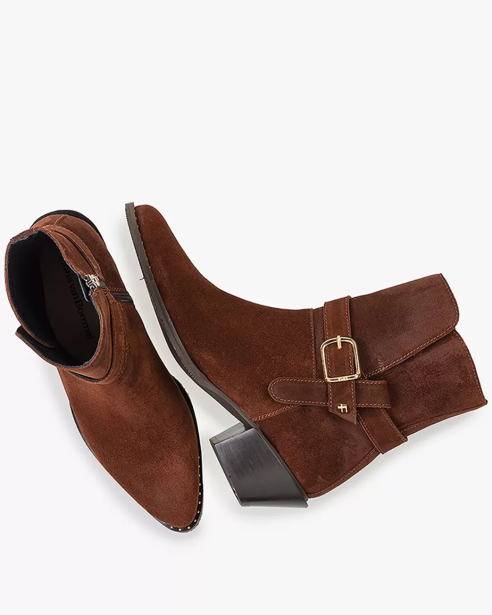 Floris van Bommel Weekend | Stiefeletten>Enzi 07.01 Dunkelcognac