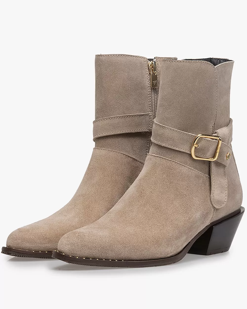 Floris van Bommel Hochwinter | Stiefeletten>Enzi 07.03 Hellbraun