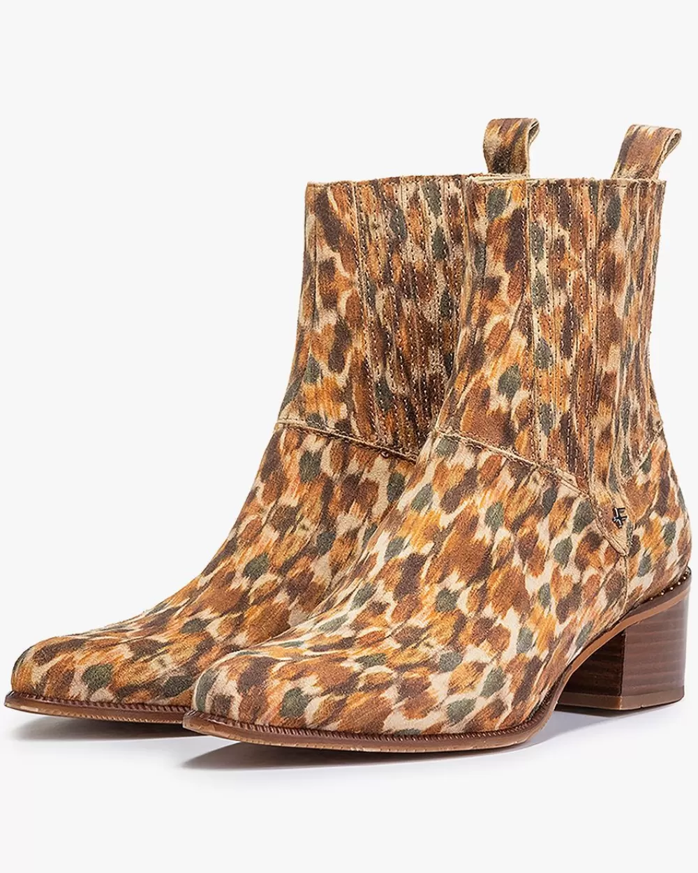 Floris van Bommel Chelsea Boots | Stiefeletten>Evi 01.05 Dunkelbraune Kombi