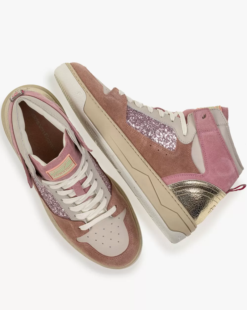 Floris van Bommel Sneaker>Iggi Wedge 01.09 Rosa