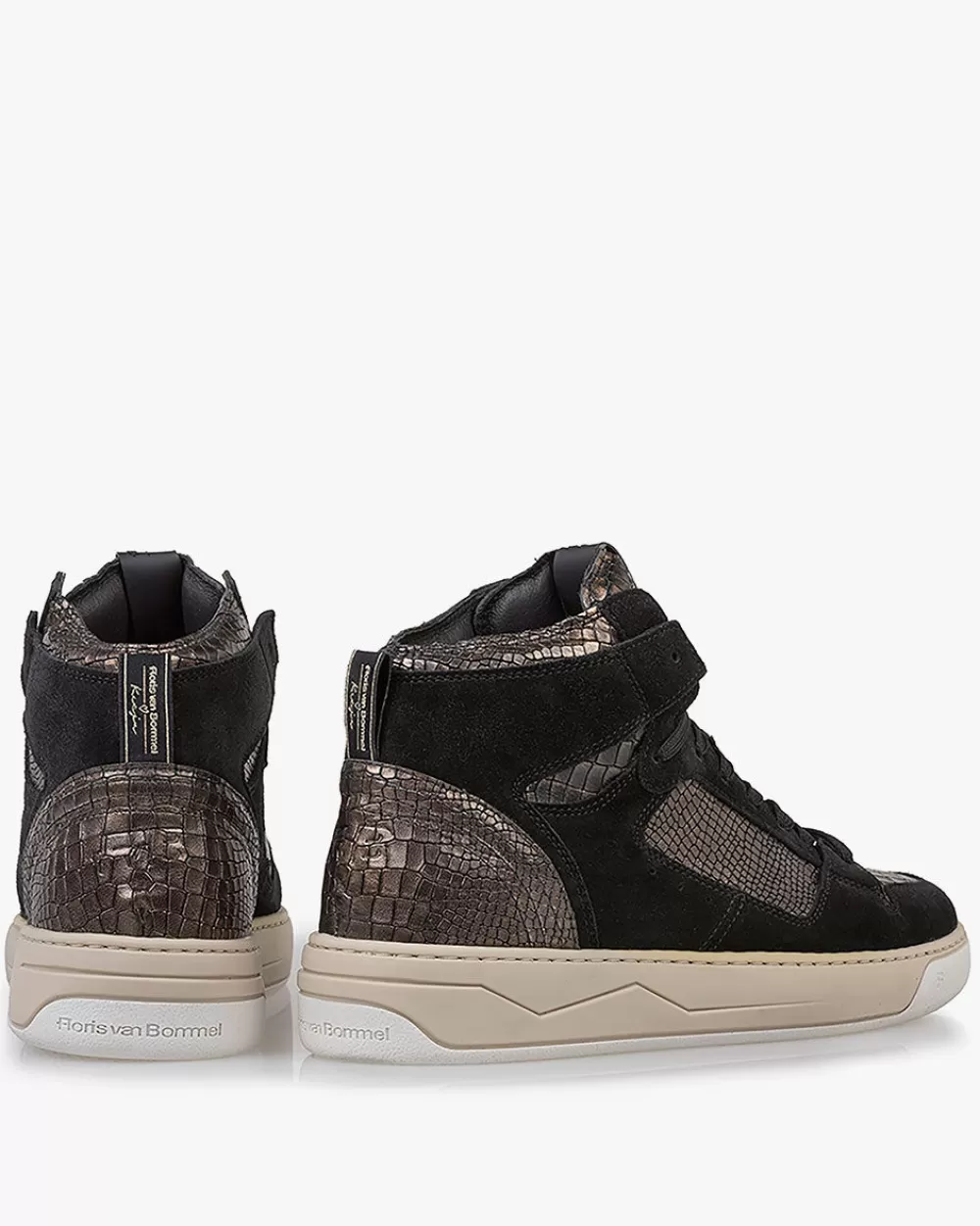 Floris van Bommel Weekend | Sneaker>Iggi Wedge 01.18 Schwarz