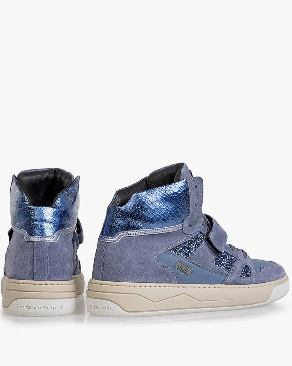 Floris van Bommel Weekend | Sneaker>Iggi Wedge 02.03 Blau