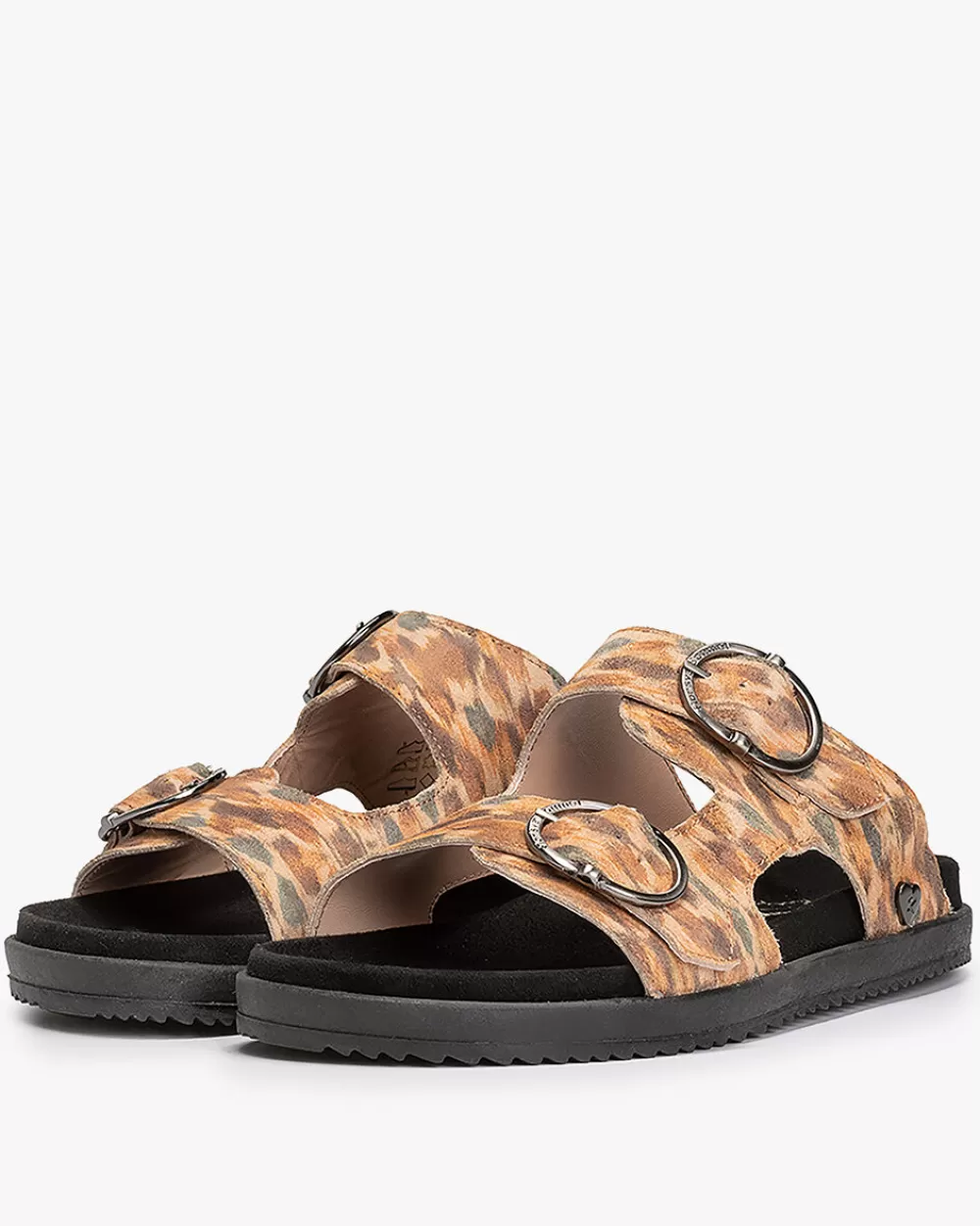 Floris van Bommel Weekend | Sandalen>Marli 01.00 Dunkelbraune Kombi