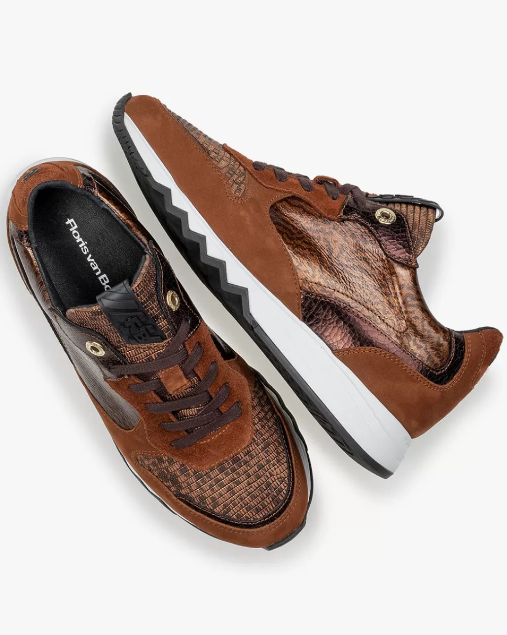 Floris van Bommel Sneaker>Nineti 11.01 Cognac