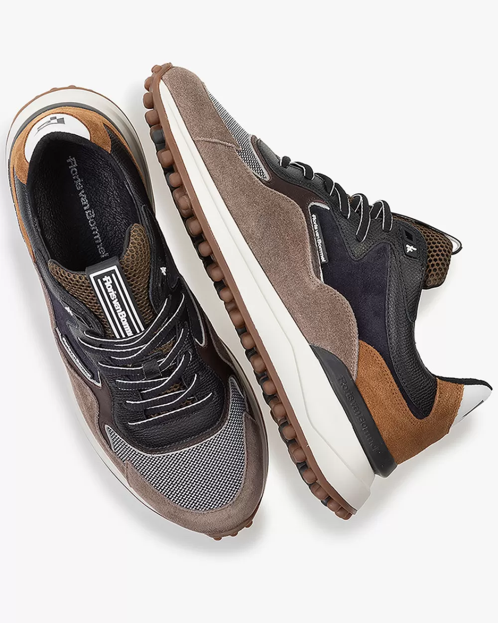 Floris van Bommel Weekend | Sneaker></noscript>Noppi 15.16 Taupe kombi