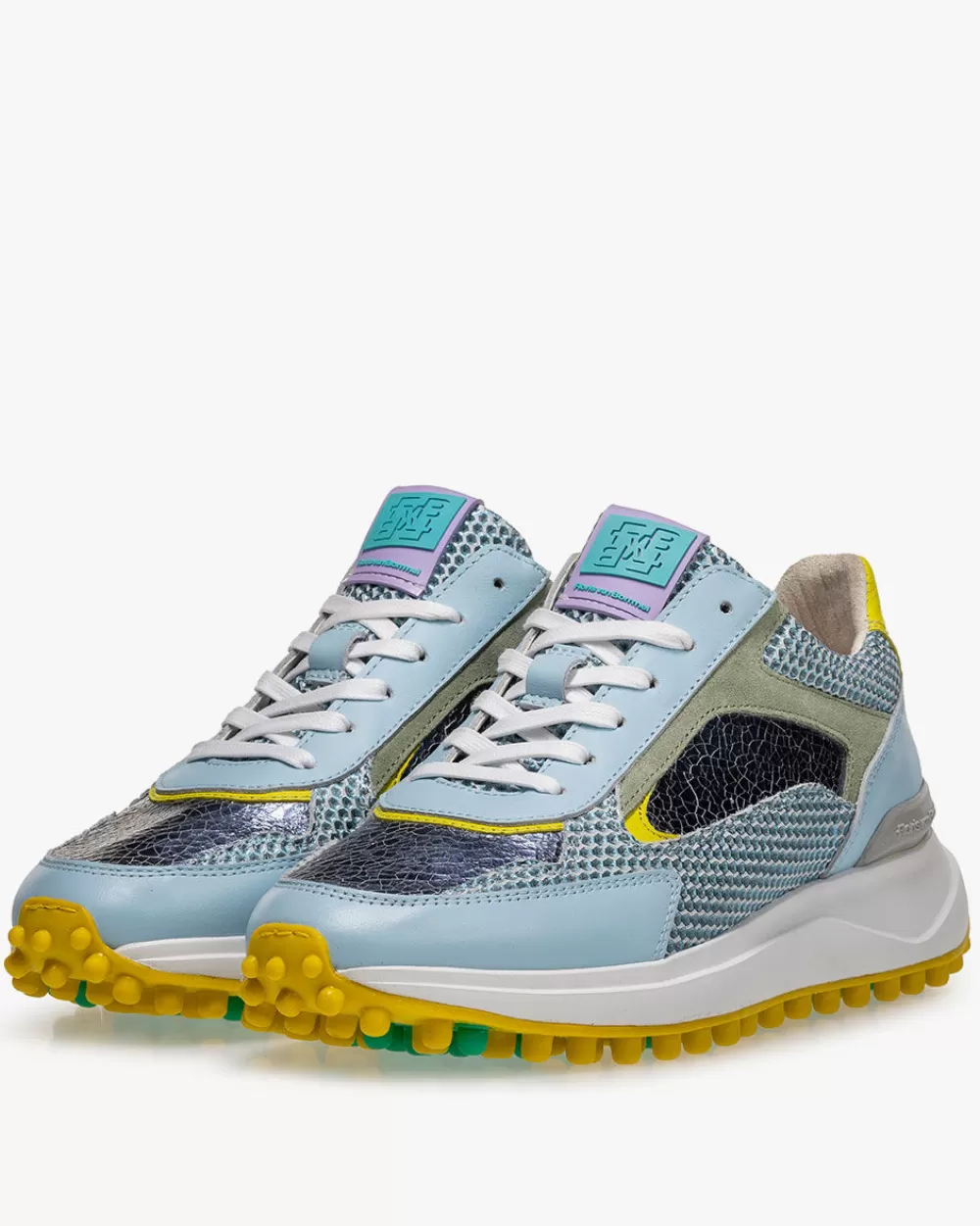 Floris van Bommel Sneaker>Noppi 19.05 Hellblau