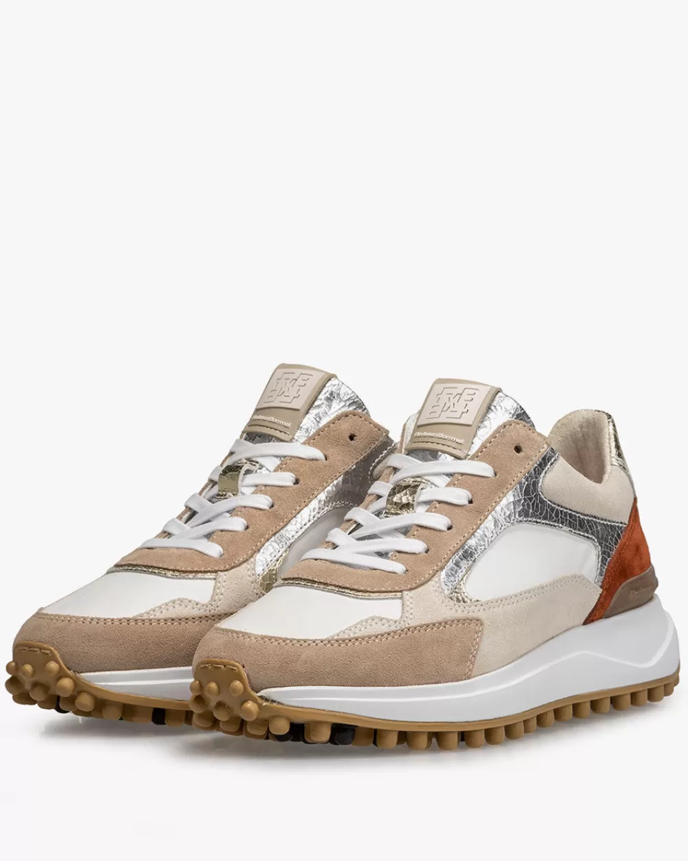 Floris van Bommel Sneaker>Noppi 19.07 Taupe